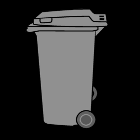trash can / garbage can